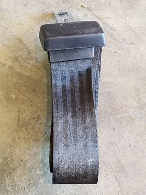 90 91 92 93 1992 SAAB 900 HATCHBACK CENTRO TRASERO CINTURÓN DE SEGURIDAD CINTURÓN DE REGAZO GRIS Foto 1 de 2