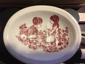 Vintage Royal Crownford Norma Sherman Yesterday's Children England 70s Soap Dish - Foto 1 di 8