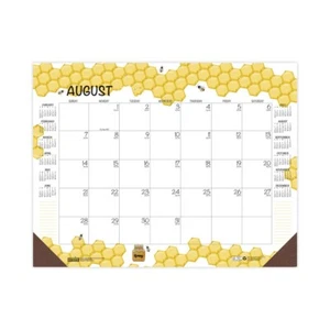 House of Doolittle 1565 Aug 2025-July 2026 Desk Pad Calendar - Multicolor New - Picture 1 of 4