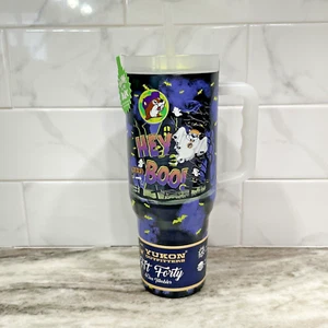 2024 Buc-ees Halloween Tumbler 40oz Hey Boo! Glow In Dark Bucees Travel Mug Cup - Picture 1 of 12