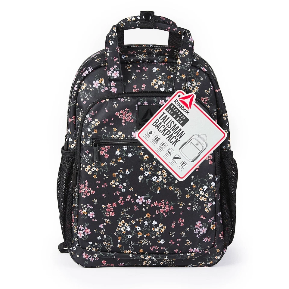 Reebok Unisex Adult Preston Laptop Backpack Black