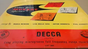 Mozart - Arias From Mozart Operas - UK 1955 Decca LXT 2685 Vinyl LP Album Record - Picture 1 of 4