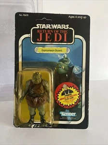 Star Wars ROTJ Kenner 77 BACK GAMORREAN GUARD MOC Unpunched Vintage Damaged Bub - Picture 1 of 15