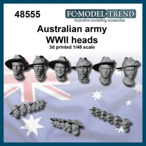 FC Model Trend 1/48 WWII Australian Heads - Bild 1 von 1