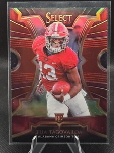 2020 Panini Chronicles DP Select #6 Tua Tagovailoa Red Prizm Rookie Card RC - Picture 1 of 2
