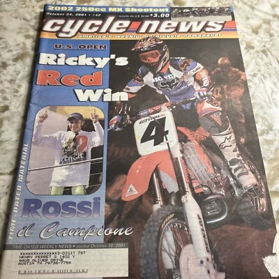 Cycle News Magazine October 24, 2001 - Image 1 of 4