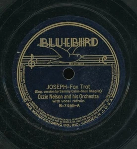 78tk-dance-BLUEBIRD 7465-Ozzie Nelson-(Joseph/Happy Ending) - Imagen 1 de 3
