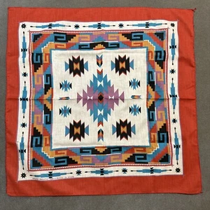 Vintage Springs Industries Southwest Rodeo TD14193 Bandana 21" x 21" USA - Picture 1 of 4