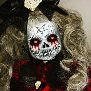 EVERLY ooak gothic dead dark art doll