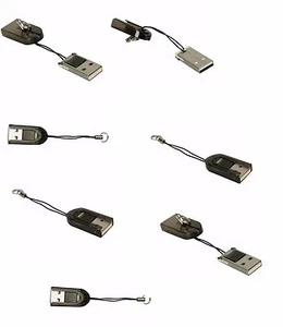 7x USB TF Reader for MicroSD Micro SD to SD HC SDHC Adaptor Memory Card Adapter - Picture 1 of 3