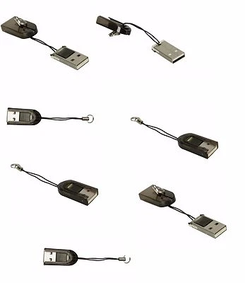 7x USB TF Reader for MicroSD Micro SD to SD HC SDHC Adaptor Memory Card Adapter - Image 1 of 3