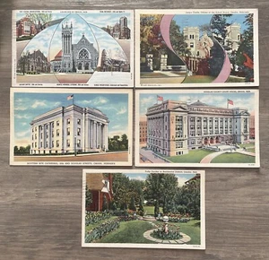 Omaha Nebraska Linen Postcard Lot - Picture 1 of 2