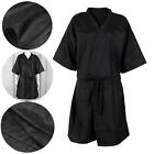 Kimono Robes Salon Client Gown Soft Comfortable with Adjustable Belt Hair Salon