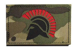Patch Spartan Spartan PVC 3D Camo Tactical Patch Scratch Hook and Loop - Bild 1 von 3