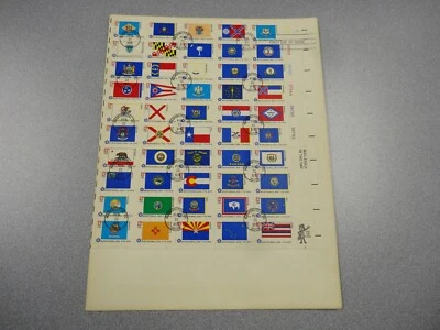 1976 State Flags First Day of Issue cat #1632-1682 - Image 1 of 4