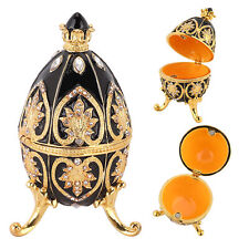 Steel Egg Ornament Easter Royal Style Diamante Egg Ornament Decoration Gift YEK