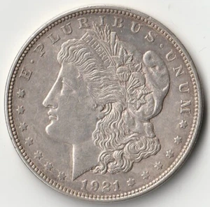 MDS USA ONE 1 DOLLAR 1921 D "MORGAN DOLLAR", SILBER #P - Bild 1 von 2