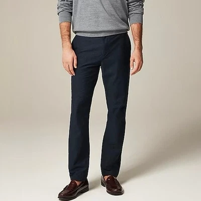 J.Crew Men's 770 Straight-Fit Tech Pant Darkest Indigo Navy Size 34 x 32  - Image 1 of 4