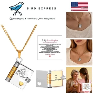 Entzückende Buchkette zum Öffnen für Enkelin - herzliches Geschenk von Oma - Bild 1 von 9