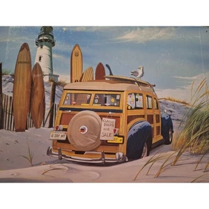 NEU Scott Westmoreland Surfin' USA dekoratives Metall Blechschild Made in USA 16 x 12 - Bild 1 von 6