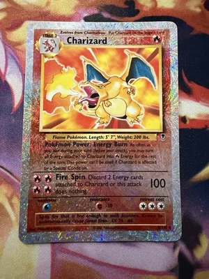Pokemon TCG Charizard Legendary Collection  3/110 Reverse Holo Rare 2002 MP - Image 1 of 4