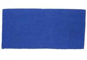 Westernsatteldecke 4 Pfund Wollmischung - 34" x 36" - royalblau - Bild 1 von 4
