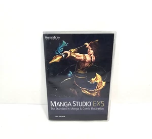 Manga Studio EX5 Windows Mac Manga Comic Illustration Software DVD Full Version - Picture 1 of 4