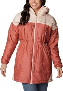 *NWT* Columbia Women's Flash Challenger Sherpa Lined Jacket (Dk Coral/Peach,M) - Picture 1 of 4