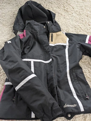 Descente Women's Ski Snow Jacket  4/XXS Alexis Black Colorblock Insulated  - Image 1 of 4