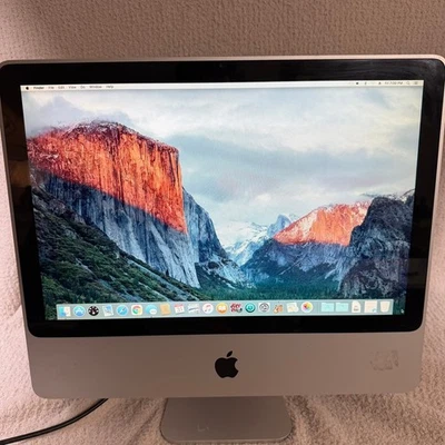 Apple iMac 20in 2008 2.66 GHz Intel Core 2 Duo 2GB RAM 320GB HDD OS X El Capitan - Image 1 of 4