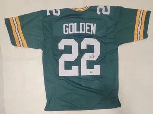 Maglia personalizzata firmata Matthew Golden Green Bay Packers (Beckett) XL - Foto 1 di 3