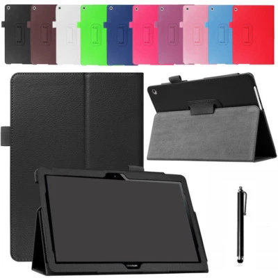 Premium Flip PU Leather Case For HUAWEI MediaPad M5 8.4 / 10.8 Inch Tablet Cover - Image 1 of 4