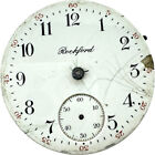 Antique 18 Size Rockford Mechanical Open Face Pocket Watch Movement Grade 935
