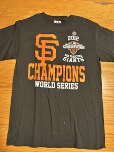 New w/tags San Francisco Giants 2012 World Series Champs T-Shirt MLB Size Medium - Picture 1 of 6