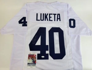 JESSE LUKETA SIGNED CUSTOM  XL  PENN STATE NITTANY LIONS JERSEY JSA COA #TT57566 - Picture 1 of 5