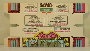 Vintage 1969 Howard Johnson's Childrens Kids Menu Circus Wagon Rhino - Picture 1 of 4