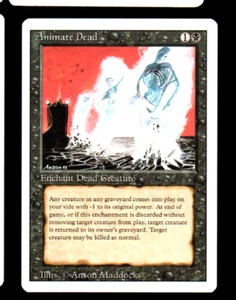 *MRM* ENGLISH Animation des morts - Animate Dead NM MTG Revised - Bild 1 von 2