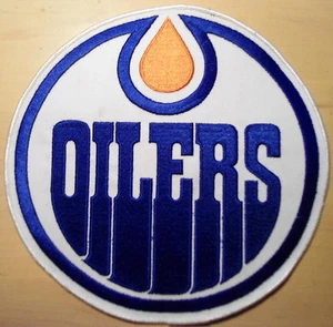 PARCHE BORDADO EDMONTON OILERS 9" DE DIÁMETRO - Imagen 1 de 1
