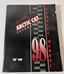 Arctic Cat 1998 moto de nieve ZR 440 FABRICANTE DE EQUIPOS ORIGINALES manual de servicio - Imagen 1 de 6