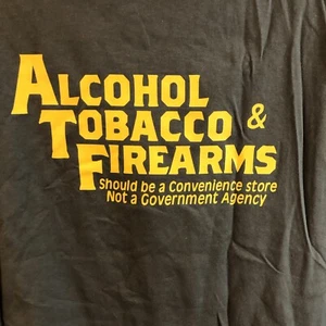 Neu Herren Pro Gun Shirt ATF Alkohol Tabak Schusswaffen 2nd Amendment X-Large @26 - Bild 1 von 6