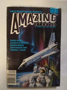 1987 September, Amazing Stories Magazine, Finch•Carpenter•Miesel (MH438) - Picture 1 of 5