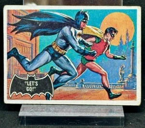 Batman & Robin - 1966 Topps Batman Cards " Let's Go" Card No# 28 Batman - Picture 1 of 2