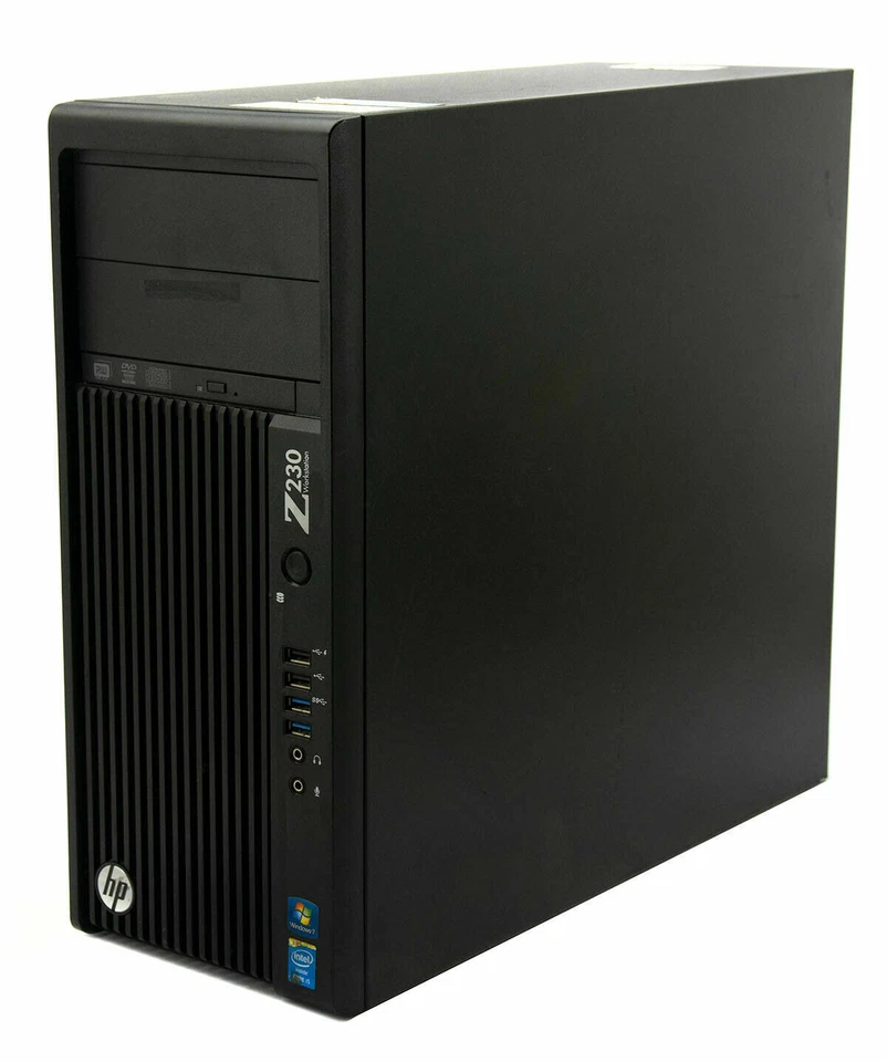 HP Z230 i7-4790 3.6GHZ 250GB SSD 8GB RAM ATI5750, Blue Ray Player, Multi-Card R - Image 1 of 1