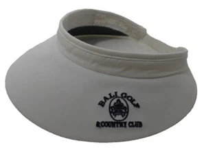 Bali Golf & Country Club Visor White One Size Lightweight Women's Hat Cap - Picture 1 of 3