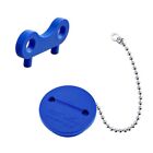 Reliable Boat Deck Fill Cap with Spare Key and Chain Compatible with 38mm Hose