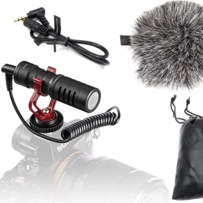 Universal Microphone for Camera,for DSLR,iPhone and Android Smartphones new - Image 1 of 4