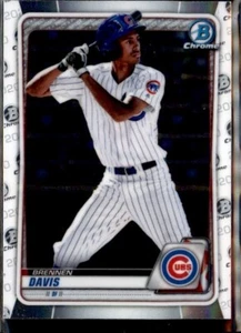 2020 Bowman Chrome Prospects #141 Brennen Davis Chicago Cubs - Picture 1 of 2