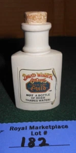 Vtg David Winter Cottages Thames Water Bottle Mini - Picture 1 of 6