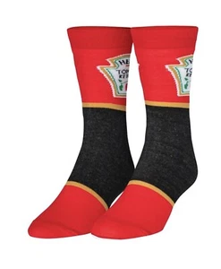 New Heinz Tomato Ketchup Novelty Funny Crew Foodie Socks Mens Sock 6-12 - Picture 1 of 9