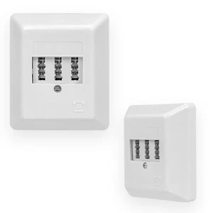 Telefondose TAE Dose NFF Aufputzdose 2xTelefon 1x Nebenstelle Dose Aufputz Fax - Afbeelding 1 van 6
